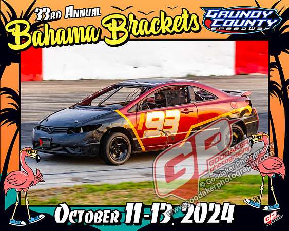 Bahama Brackets Photo Frame 2024 B B193