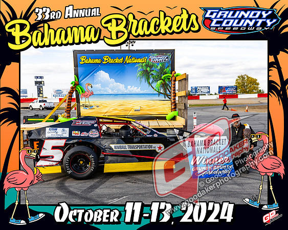 Bahama Brackets Photo Frame 2024 A A5 fvl