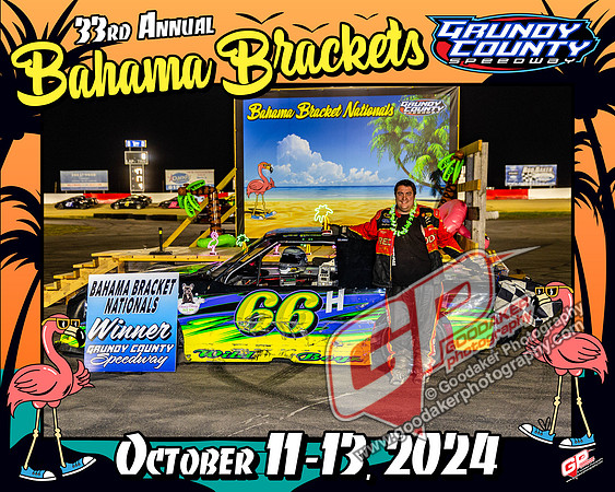 Bahama Brackets Photo Frame 2024 b66h vl